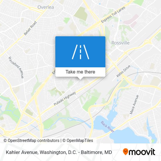 Mapa de Kahler Avenue