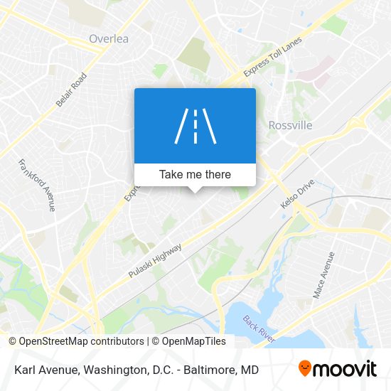 Karl Avenue map