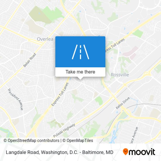Langdale Road map