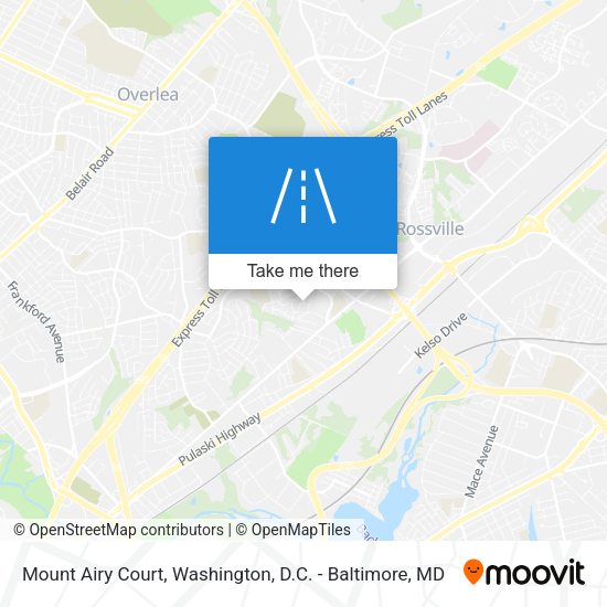 Mount Airy Court map