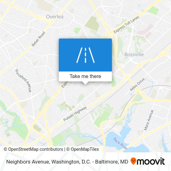 Mapa de Neighbors Avenue