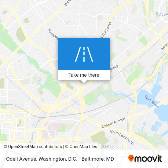 Odell Avenue map