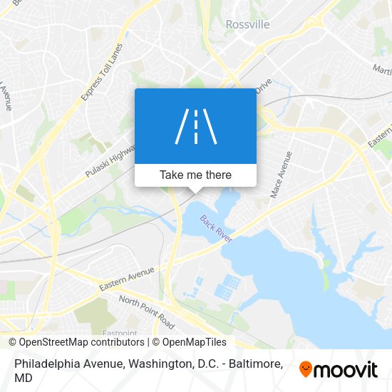 Philadelphia Avenue map