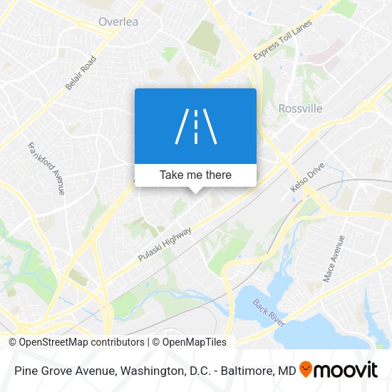 Mapa de Pine Grove Avenue