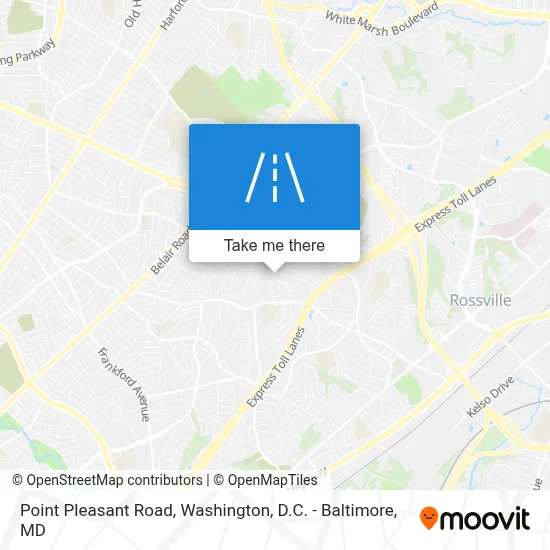 Point Pleasant Road map