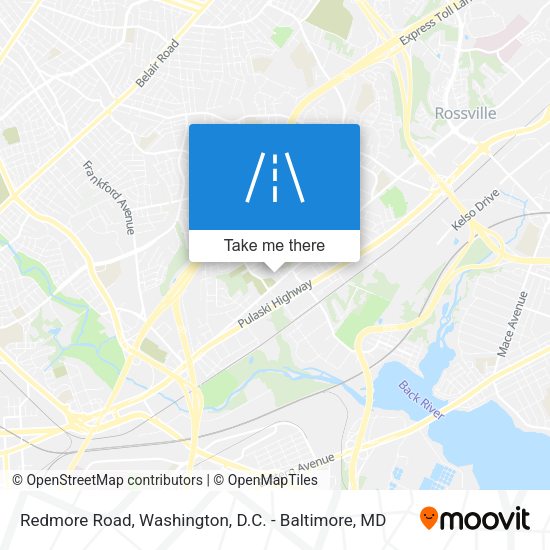Mapa de Redmore Road