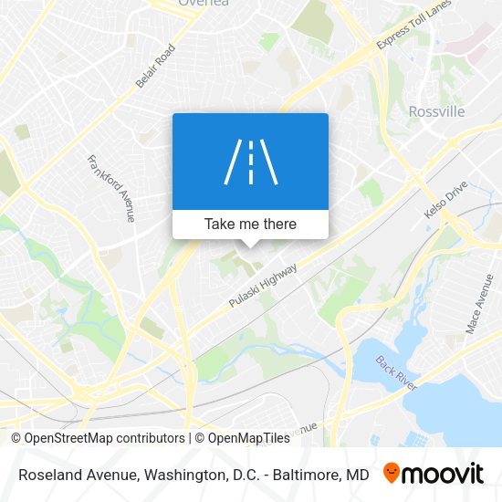Mapa de Roseland Avenue