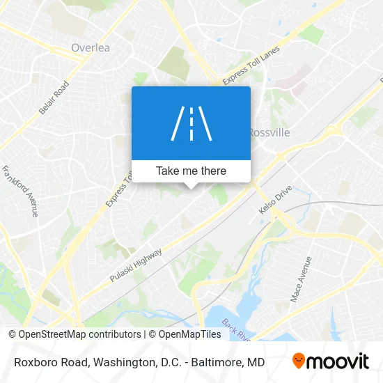 Roxboro Road map