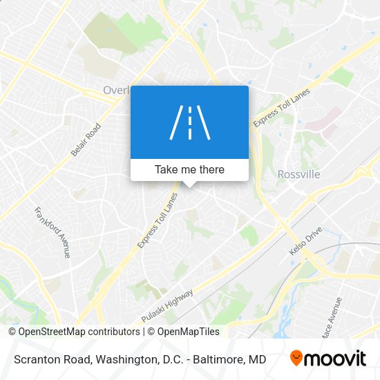 Scranton Road map