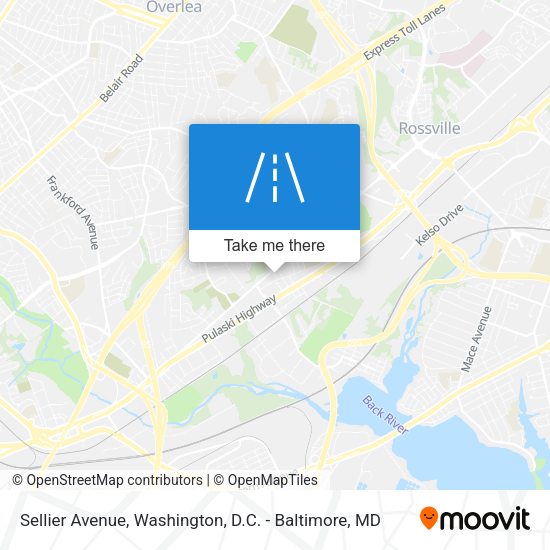 Mapa de Sellier Avenue