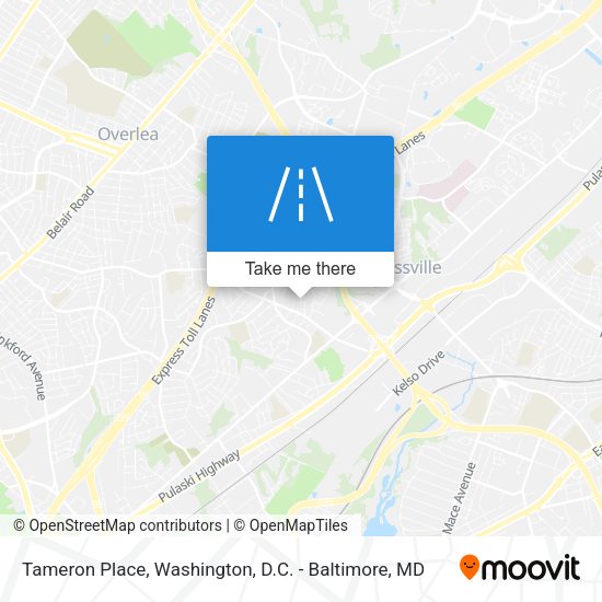 Tameron Place map
