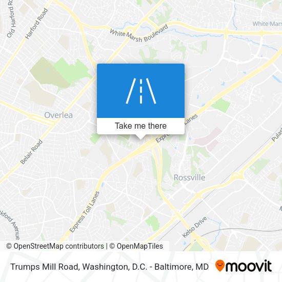 Mapa de Trumps Mill Road