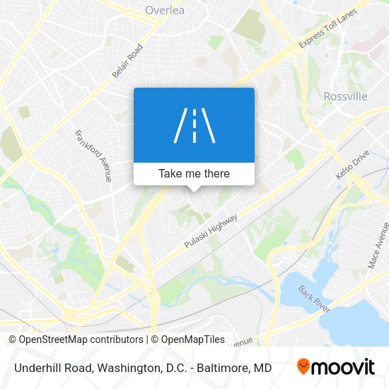 Underhill Road map
