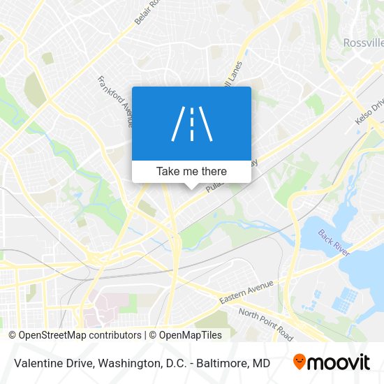Mapa de Valentine Drive