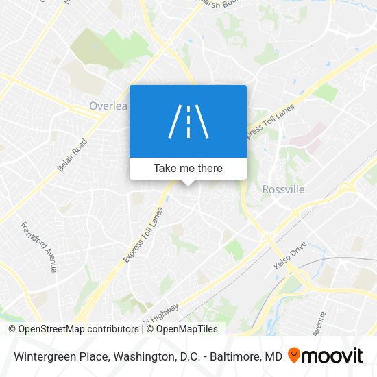Wintergreen Place map