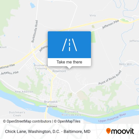Chick Lane map