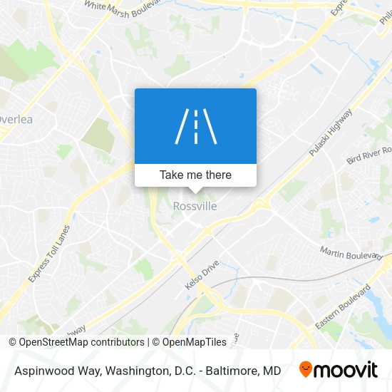 Aspinwood Way map