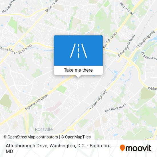 Mapa de Attenborough Drive