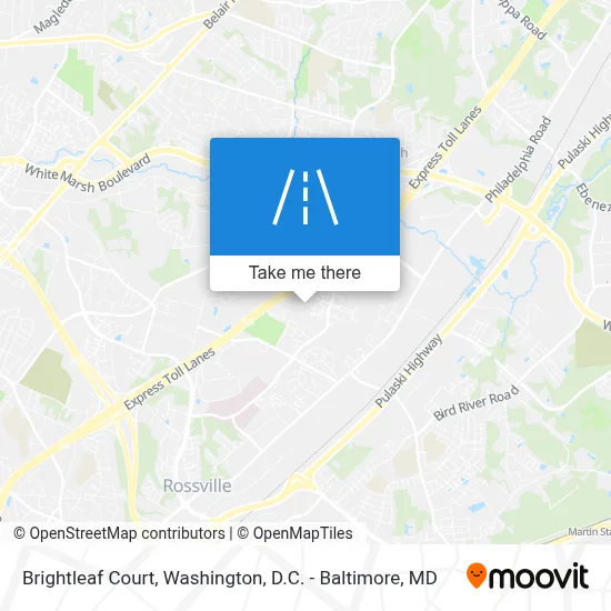 Brightleaf Court map