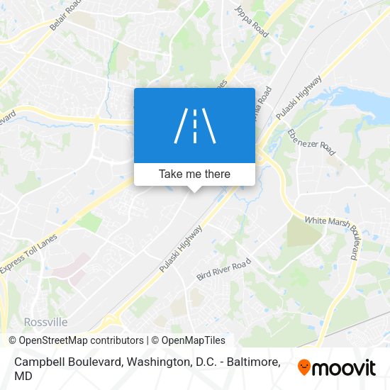 Mapa de Campbell Boulevard