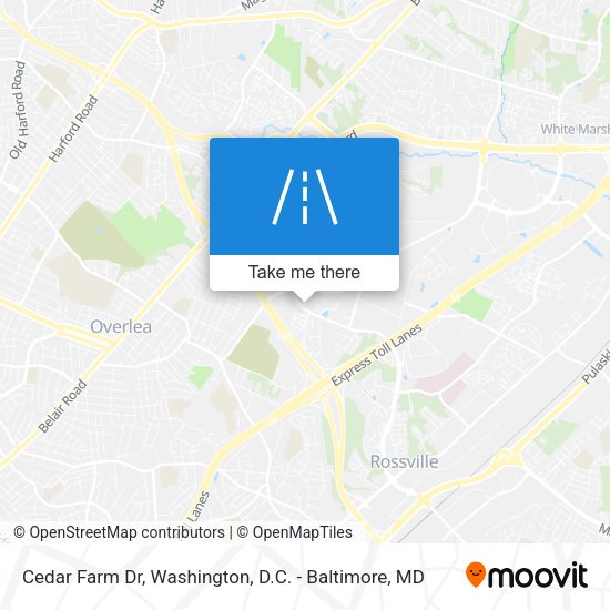 Cedar Farm Dr map