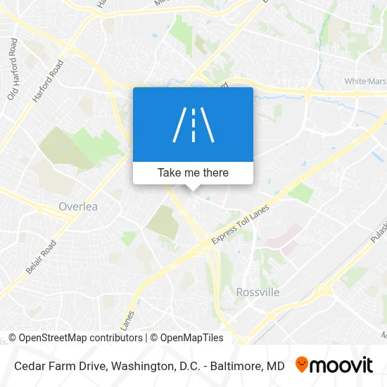 Cedar Farm Drive map