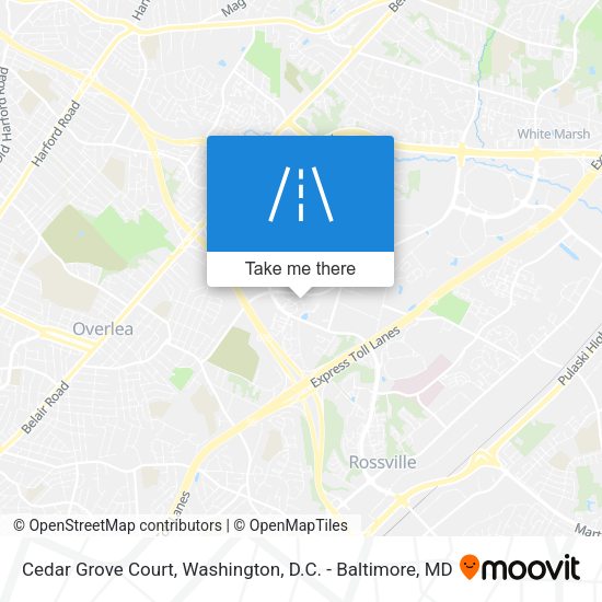 Cedar Grove Court map