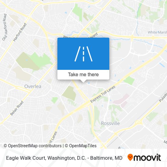 Eagle Walk Court map