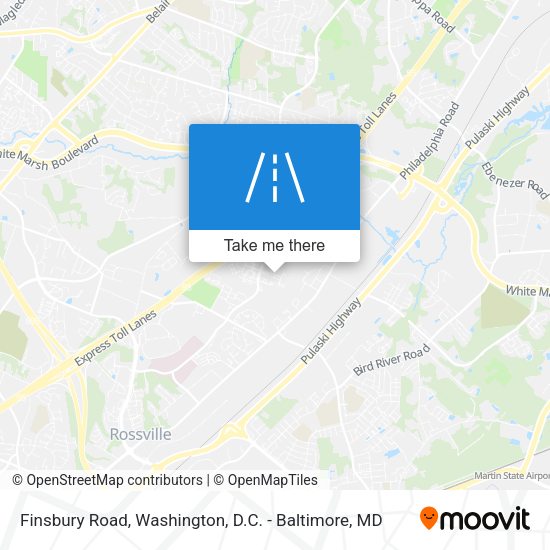 Finsbury Road map