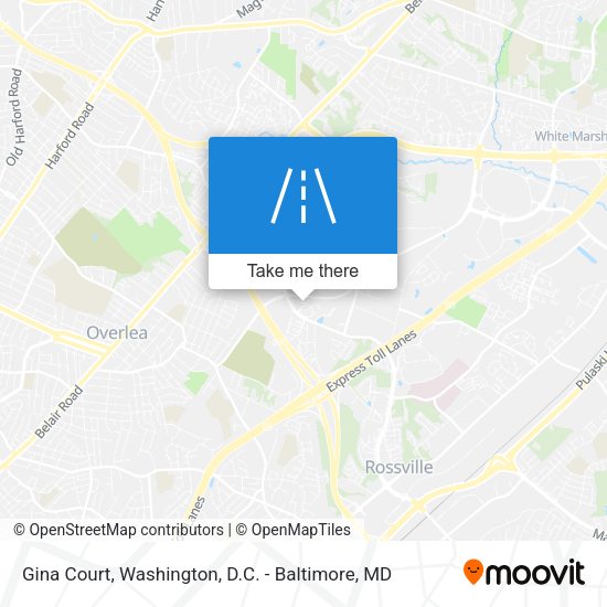 Gina Court map