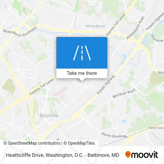Heathcliffe Drive map
