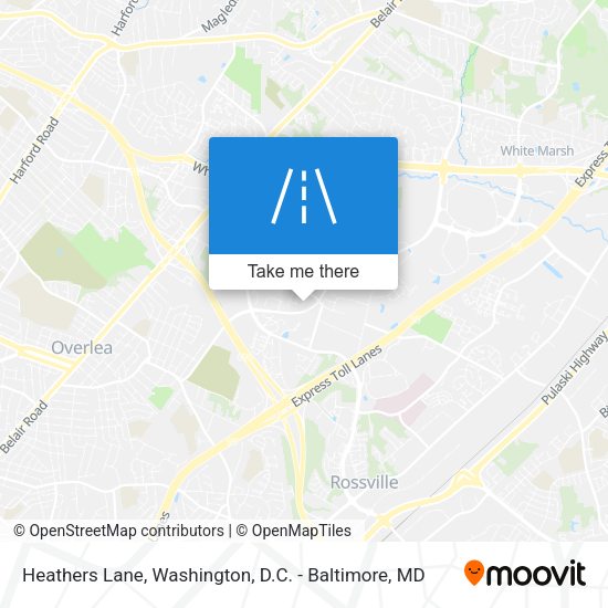 Heathers Lane map