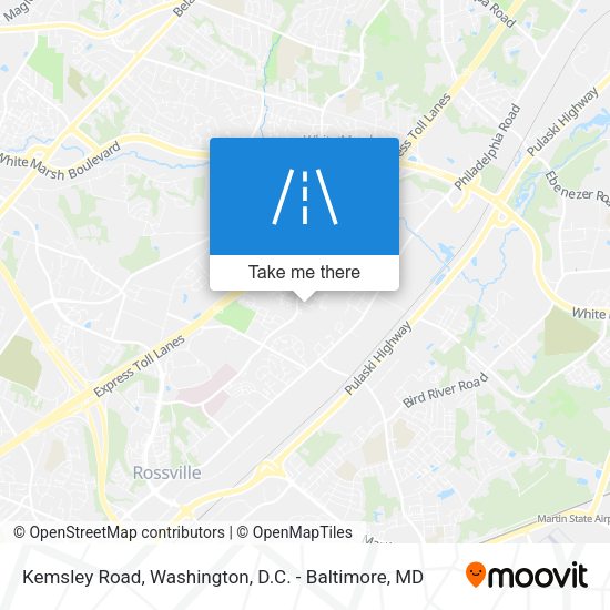 Mapa de Kemsley Road