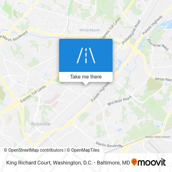 King Richard Court map