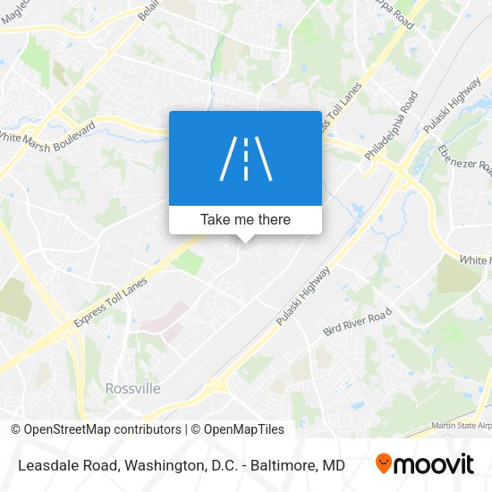 Mapa de Leasdale Road