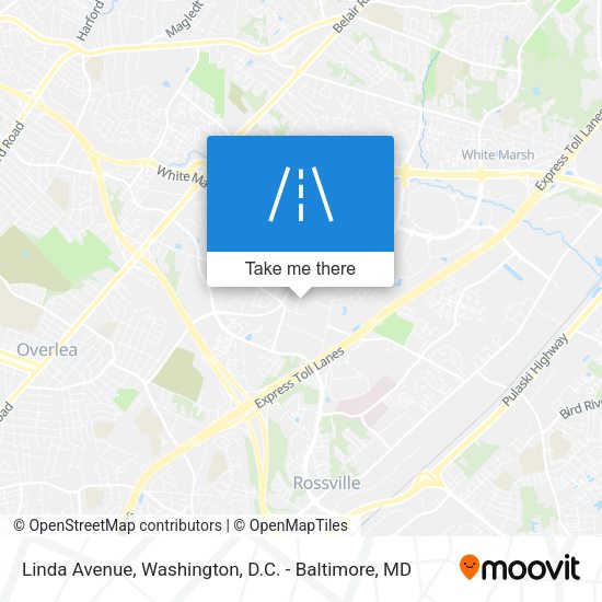Linda Avenue map