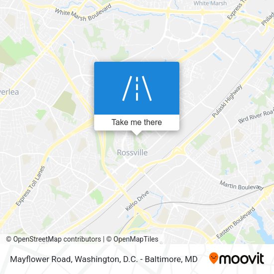 Mapa de Mayflower Road