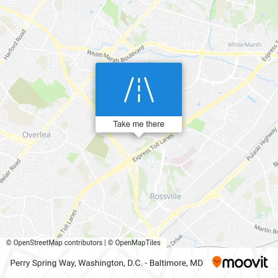 Perry Spring Way map