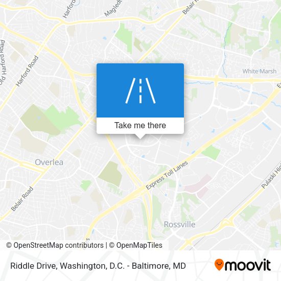Riddle Drive map