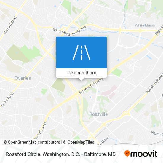 Rossford Circle map