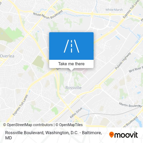Mapa de Rossville Boulevard