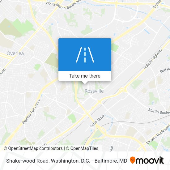 Mapa de Shakerwood Road