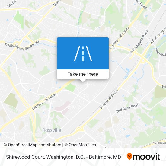 Shirewood Court map