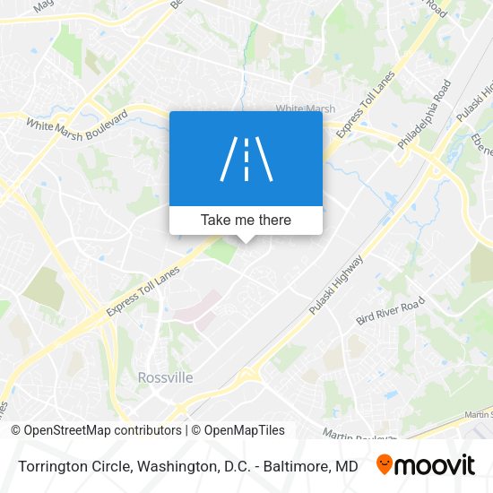 Mapa de Torrington Circle