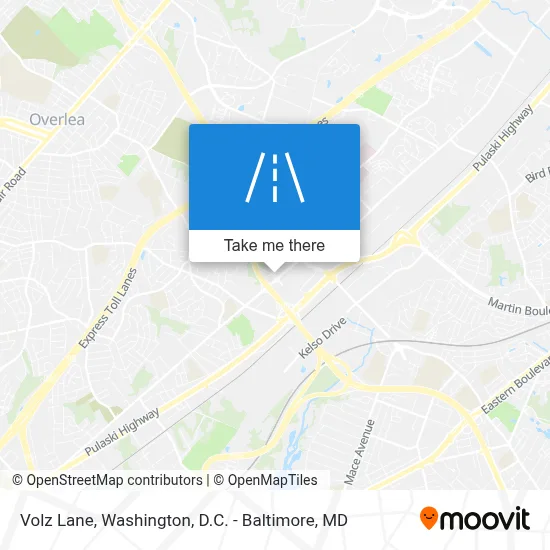 Volz Lane map