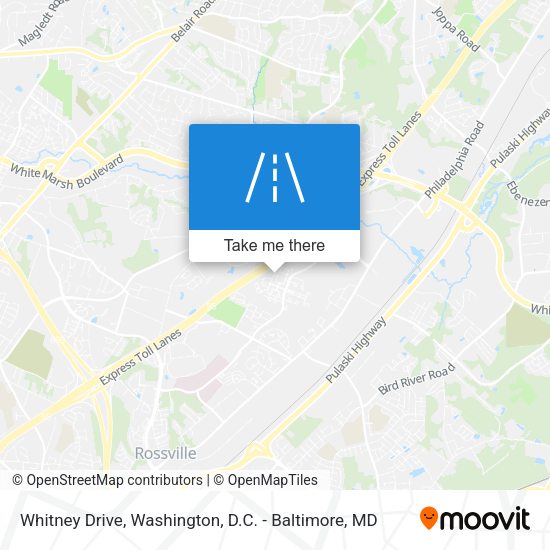 Mapa de Whitney Drive
