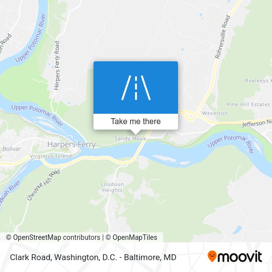 Clark Road map