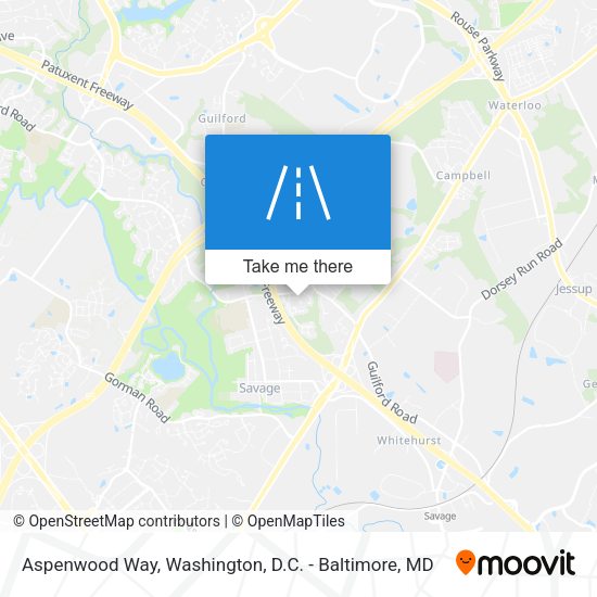 Aspenwood Way map