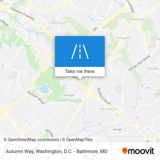 Autumn Way map