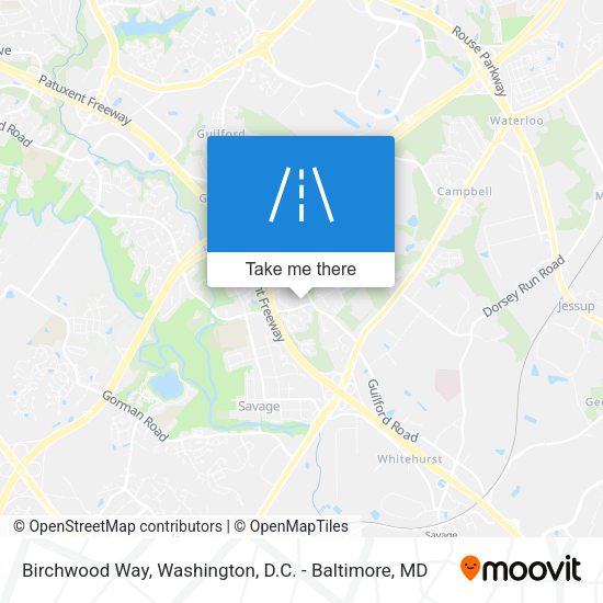 Mapa de Birchwood Way